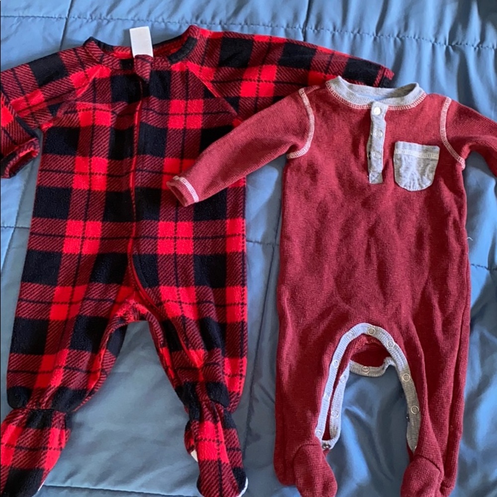 Two baby pajamas